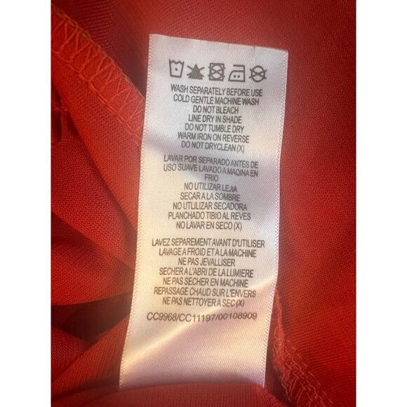 City Chic Maxi Hot Summer Days Floral Print Coral Sleeveless High-low Hemline M - Picture 14 of 15